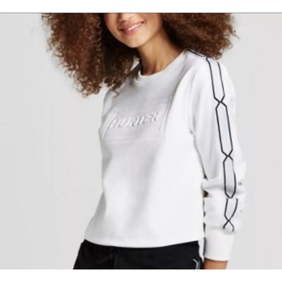Hunter x Target Cropped Pullover Sweatshirt, Size XL - Picture 1 of 9